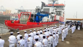 Ceremonia de zarpe de la misión ANTAR XXXII se realizó en la Base Naval del Callao.