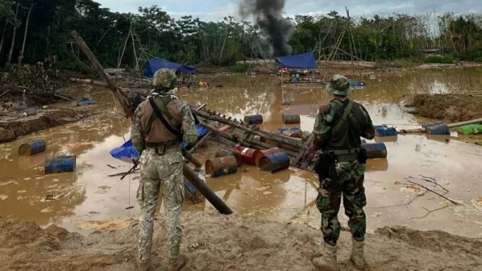 La intervención estuvo a cargo de la 2.ª Brigada de Protección de la Amazonía, en coordinación con la Policía Nacional del Perú y la Fiscalía Especializada en Materia Ambiental (FEMA).