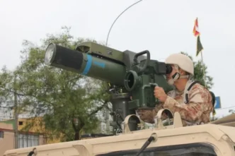 El Agrupamiento Antitanque Nº 3 Cazadores, asentado en el Fuerte Arica (Locumba, Tacna), es usuario del misil Spike-ER, montado en Vehículos de Exploración Humvee M-1151A1.