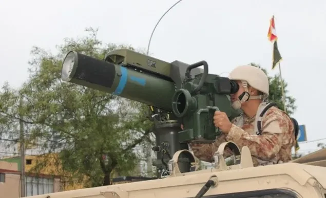 El Agrupamiento Antitanque Nº 3 Cazadores, asentado en el Fuerte Arica (Locumba, Tacna), es usuario del misil Spike-ER, montado en Vehículos de Exploración Humvee M-1151A1.