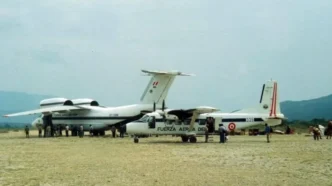 Dos aviones civiles de transporte Antonov An-72 “Coaler” de origen soviético, se sumaron al esfuerzo bélico durante el conflicto del Cenepa de 1995.