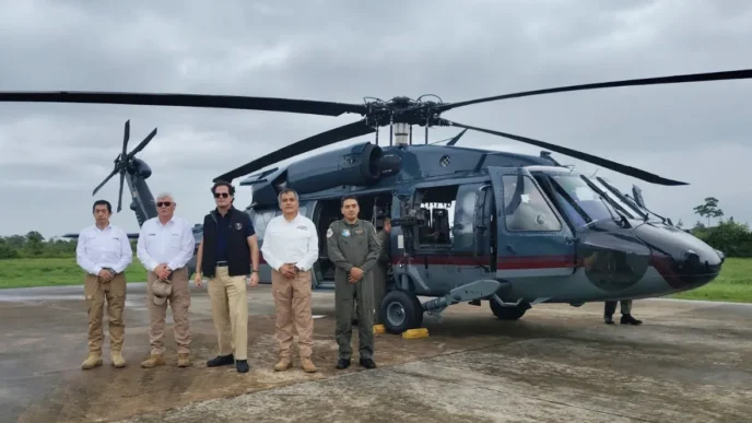 nueve helicópteros UH-60 Black Hawk, de los cuales seis ya se encuentran operativos en el país, fueron asignadas a la Diravpol.