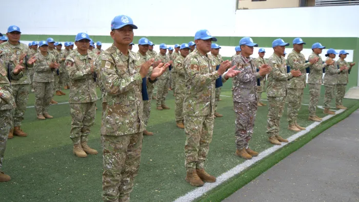 Del total de participantes, 108 corresponden al Ejército, 37 a la Marina de Guerra y 26 a la Fuerza Aérea.